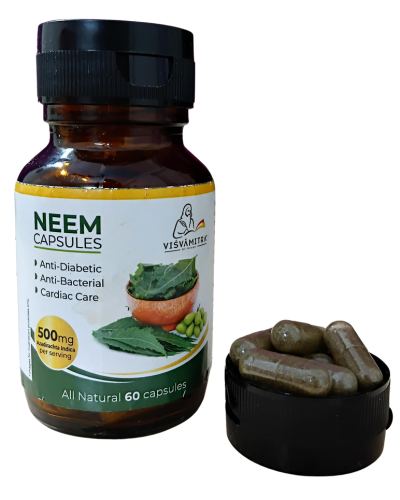 Sacred Neem Extract bottle - detailed view